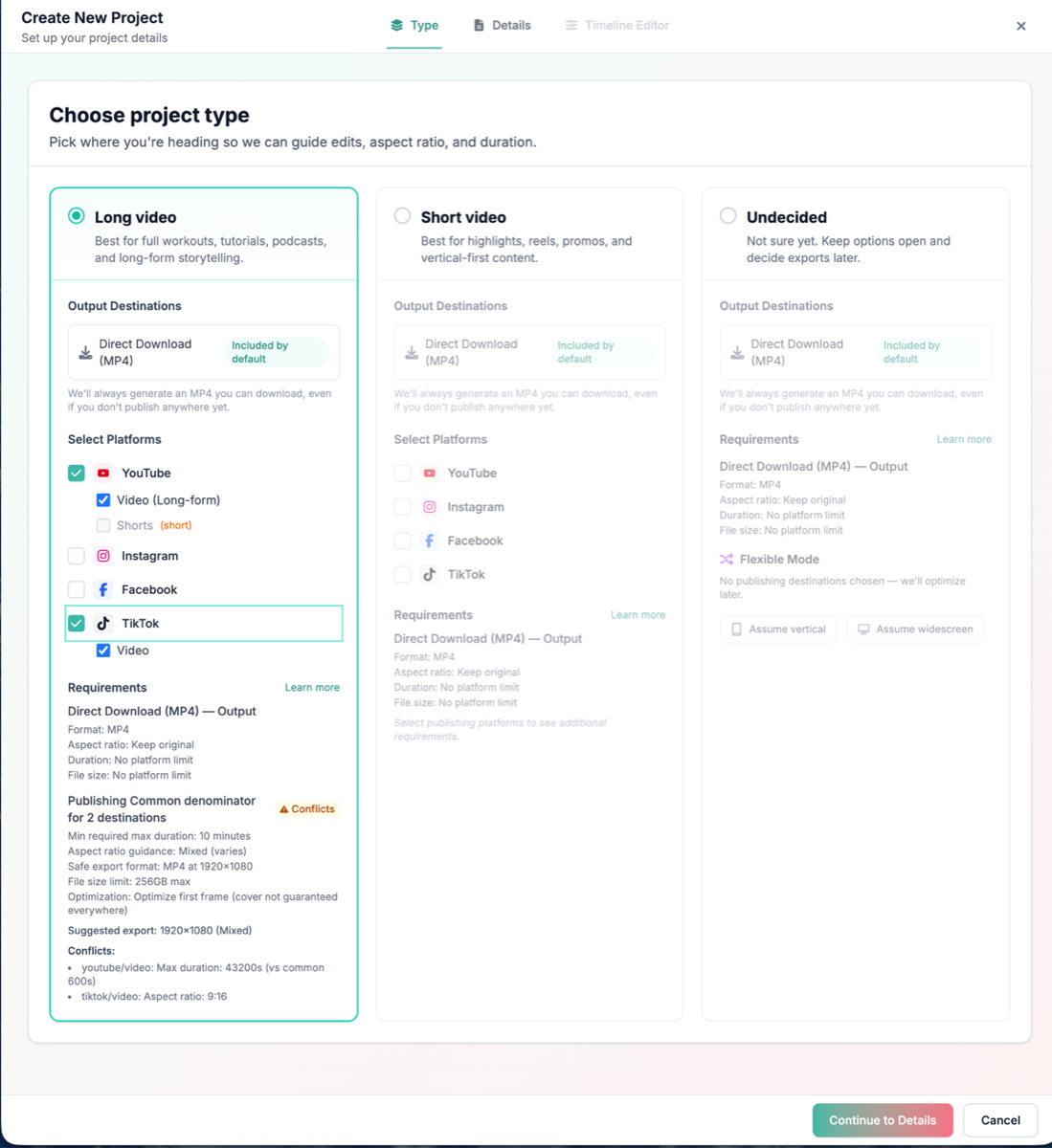 Multi-platform project setup